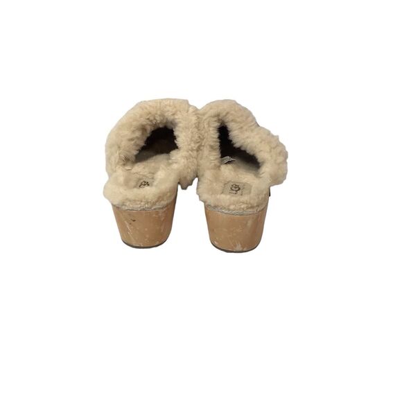 Ugg Australia Women Kalie S/N 5425 Brown Leather Stud Sheepskin Clogs US7 EUR38 - Picture 7 of 11